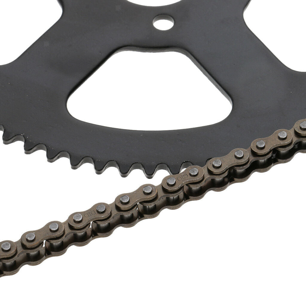 68T Rear Chain Sprocket + 25H Sprocket Chain 68 Links for 49cc Mini Motor