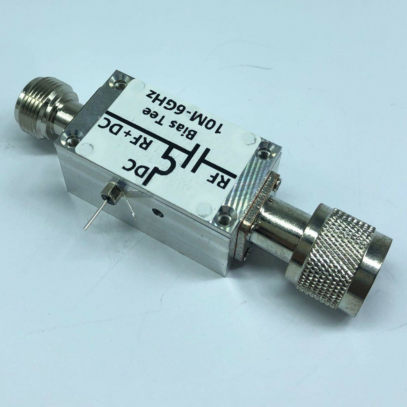 10MHz-6GHz N Head RF Feeder RF Blocker Bias Tee Broadband Radio Amplifier