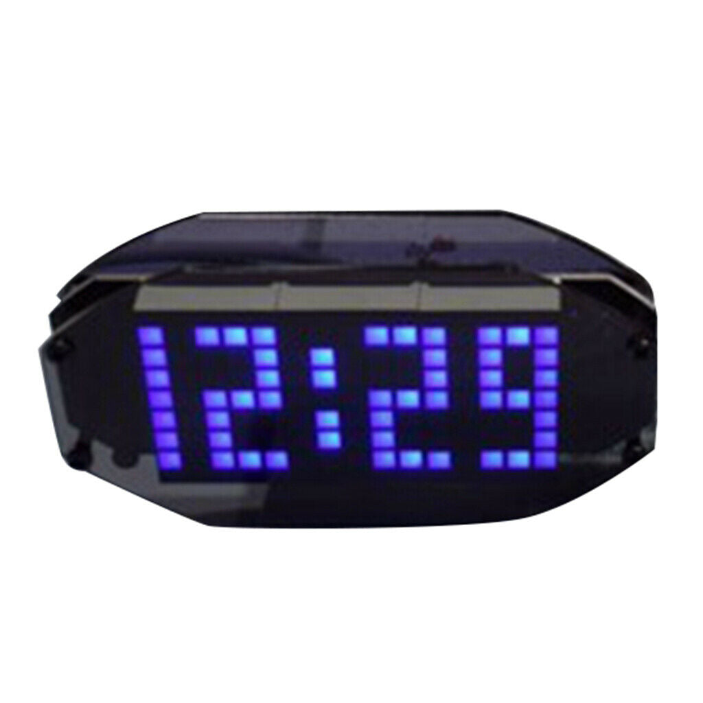 Alarm Desktop Clock, Large Screen Decorative Digital Clock with Time,