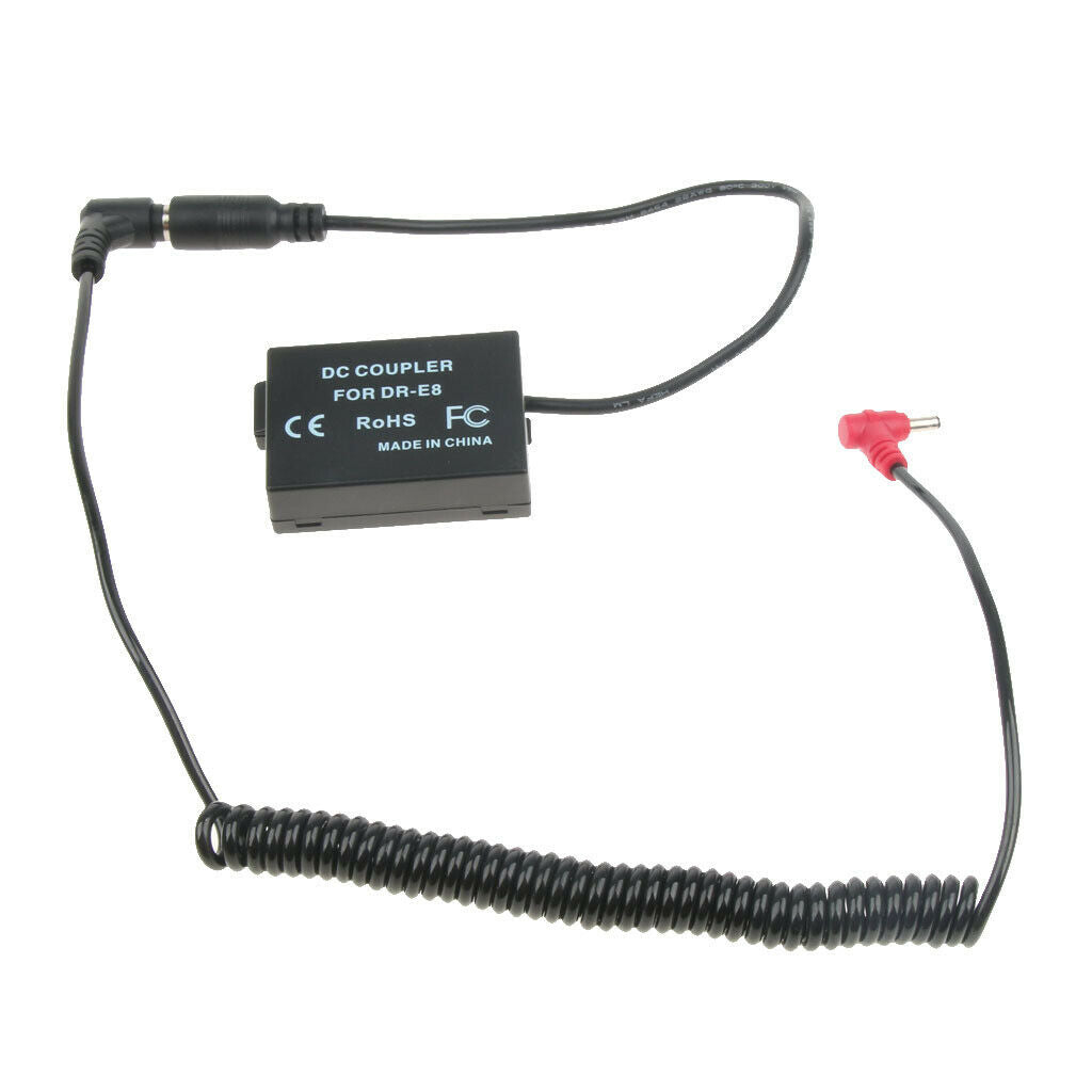 LC-E8P01 Battery Pack DC Coupler DR-E8 for Canon 550D 600D 650D 700D
