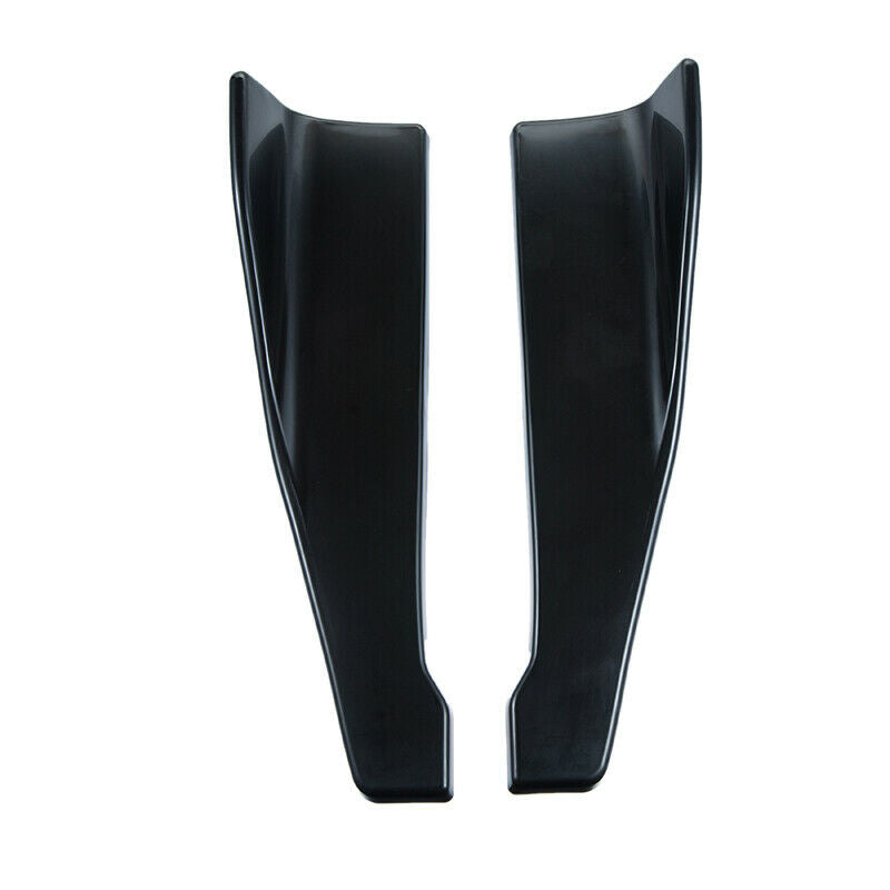 2x Gloss Black Car Bumper Spoiler Rear Lower Lip Splitter Diffuser Universal
