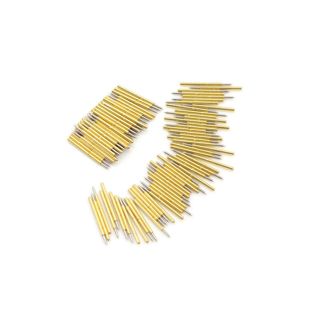 100PCS P75-B1 Dia 1.02mm 100g Cusp Spear Spring Loaded Test Probes Pogo Pi.l8