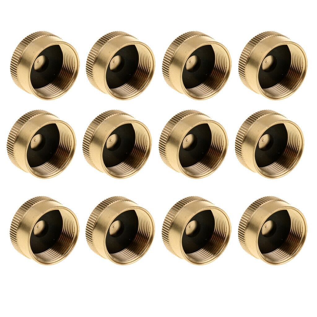 12 Pieces Made of Solid Brass Lids 1 Lb Bottle  Smaller