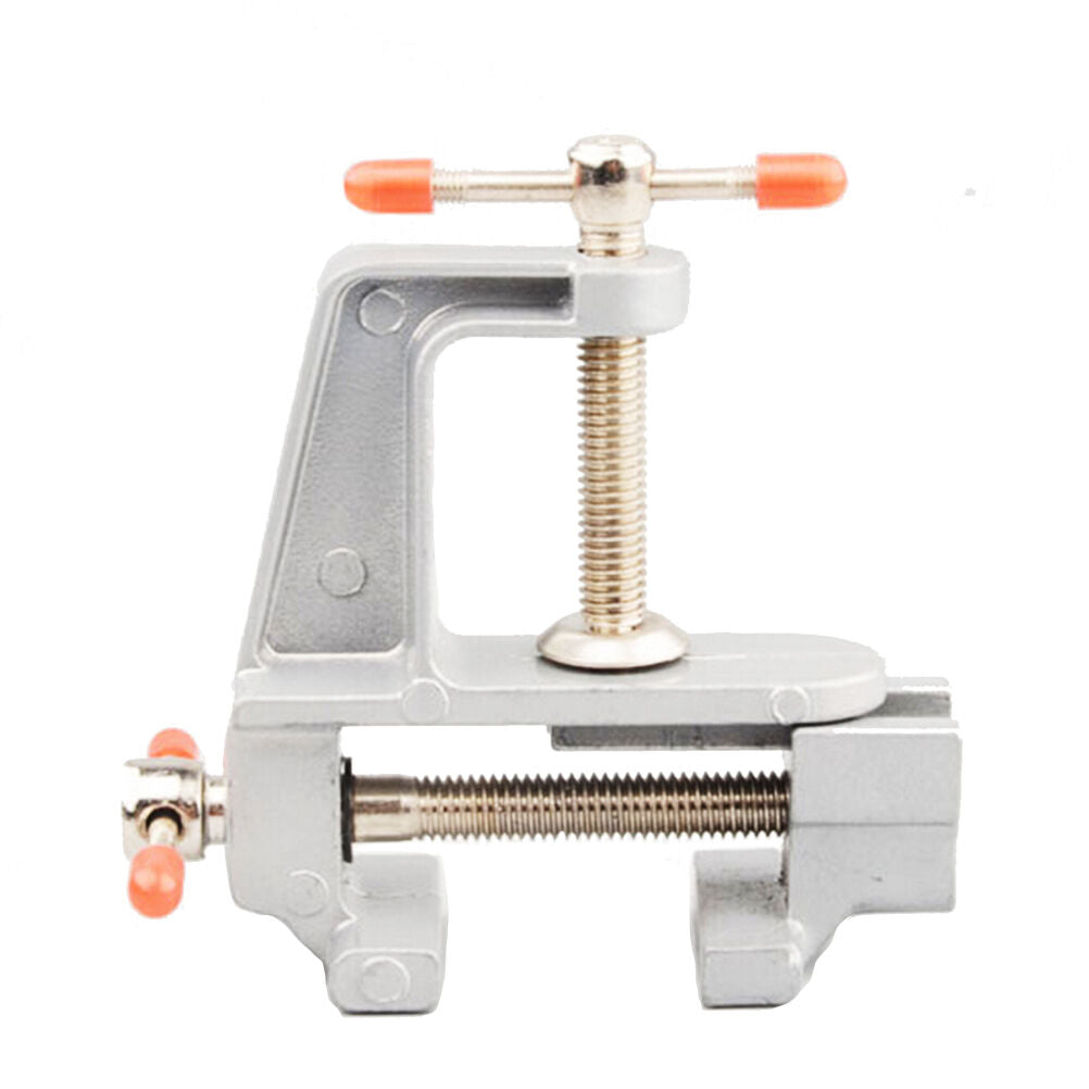 3.5" Aluminum Small Jewelers Hobby Clamp On  Table Bench Vise Mini ToolJ Tt