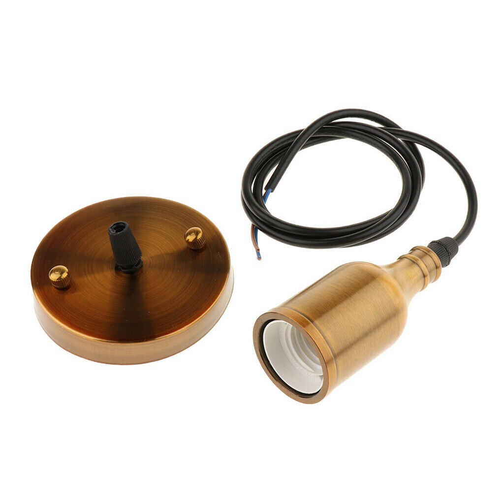 E27 Aluminum Light Holder Lamp Head with Line Suction Tray Socket 06
