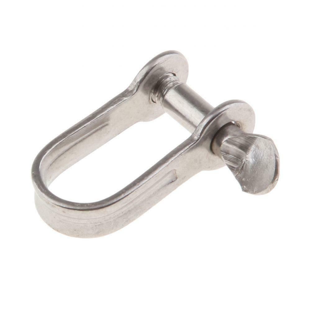 304 Stainless Steel Slotted Pin Dee Shackle for Marine/Sailing/Boat/Ship 4mm