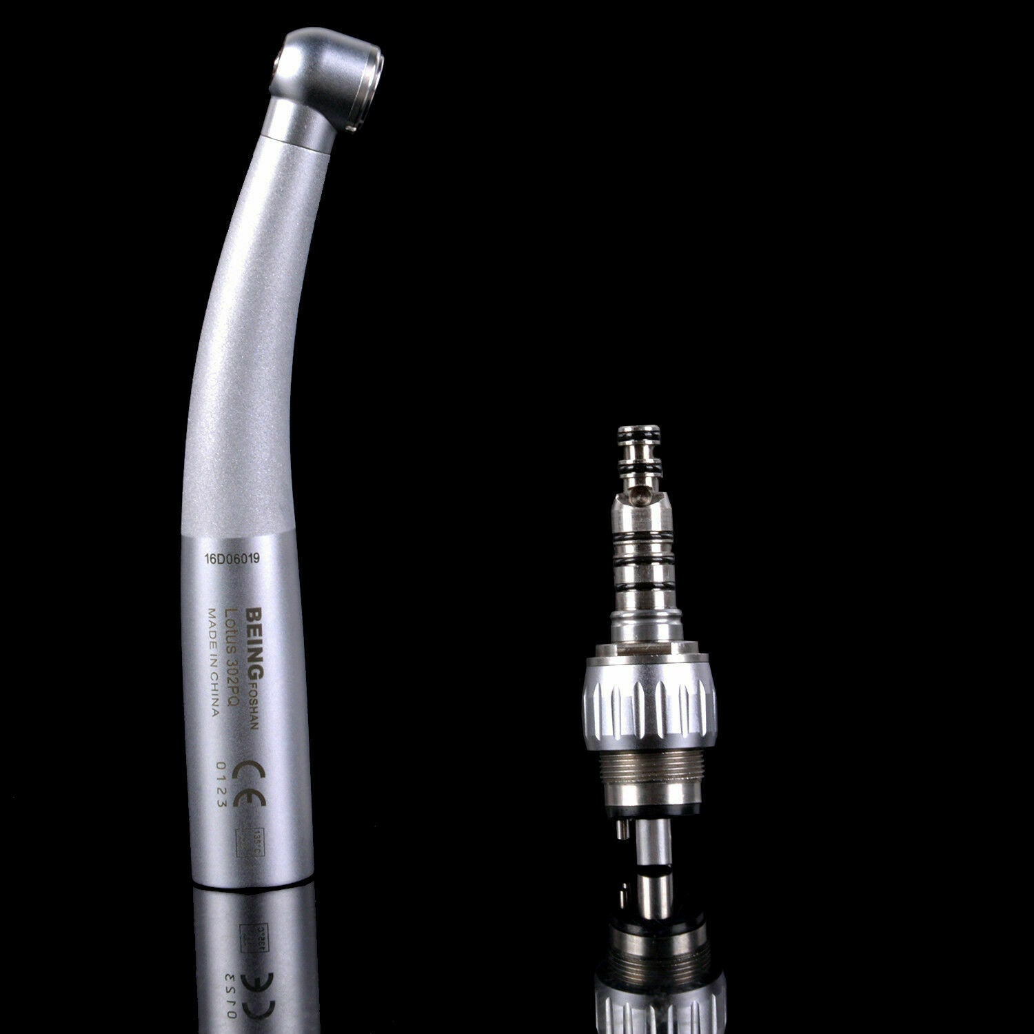 5 X Dental High Speed Handpiece Push Button Triple Water Spray & Quick Coupling