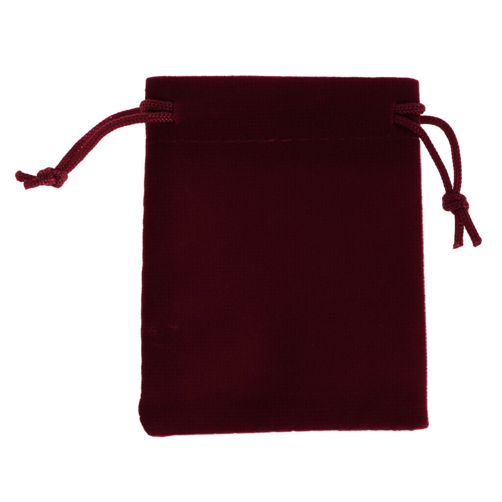 Gift Bags Wedding Gift Wrapping Drawstring Watches Pouches 7x9cm  Wine Red
