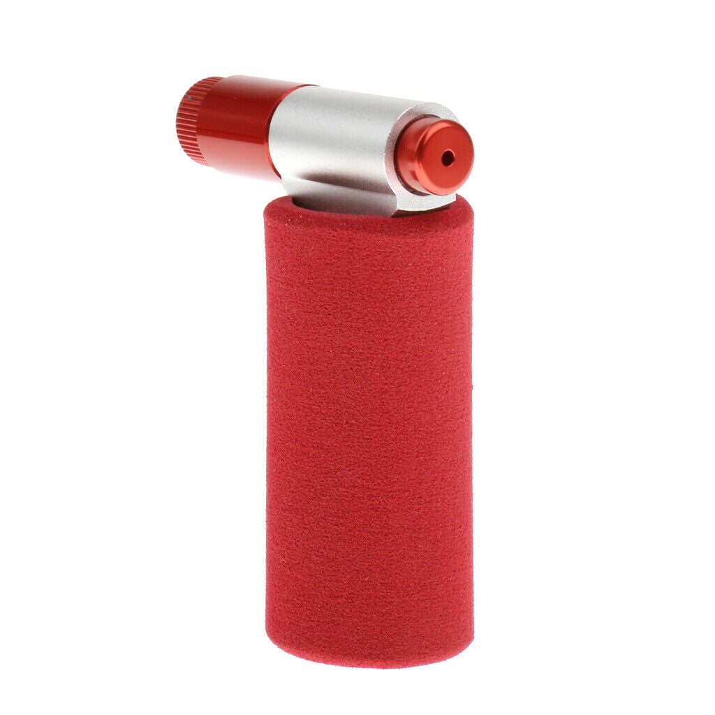 2PC Mini Aluminium CO2  Bike Tire Air Pump Tyre Inflator - Red