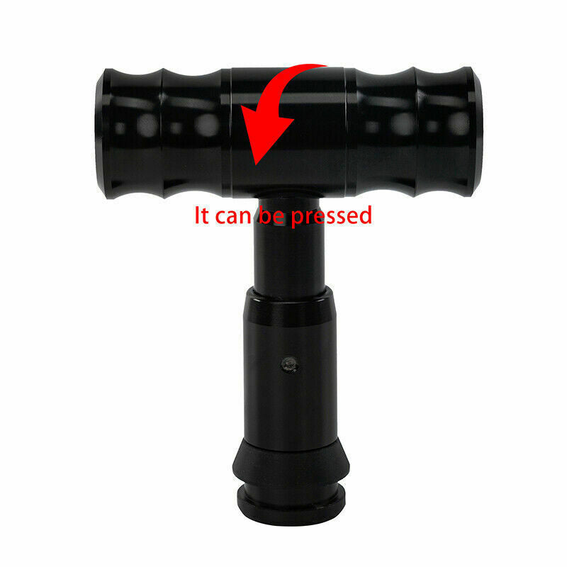 Automatic Car Gear Stick Shift Knob Lever Shifter With Button Aluminum Universal