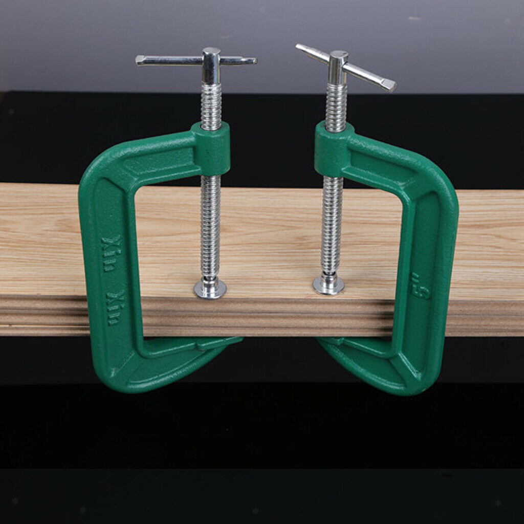 New Heavy Duty 2'' G Clamp Vice Wood Metal Steel DIY Welding Work New