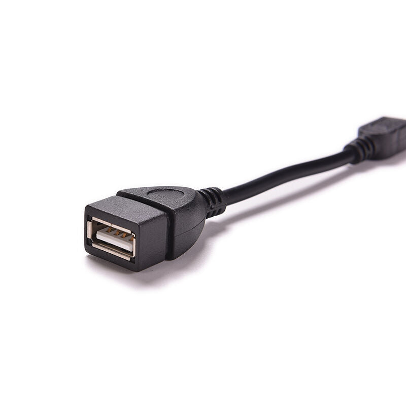 USB 2.0 Type A Female Mini 5pin Male to Jack OTG Adapter Short Cable 10c.l8