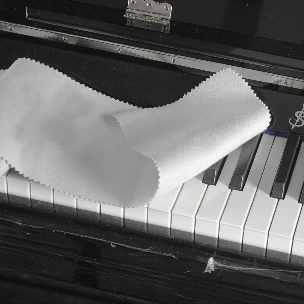 2 Pieces Wool Piano Soft Keyboard Key Dustproof Cover Cloth
