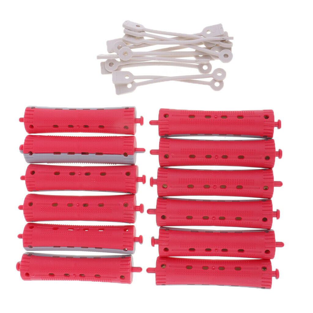 24x Perming Rods Rollers Perm Curlers Waves Rods Hair Styling DIY Slon Use