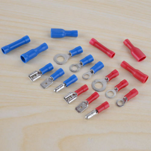 360Pcs Insulated Car Electrical Wire Terminals Crimp Connector Spade Set Kit