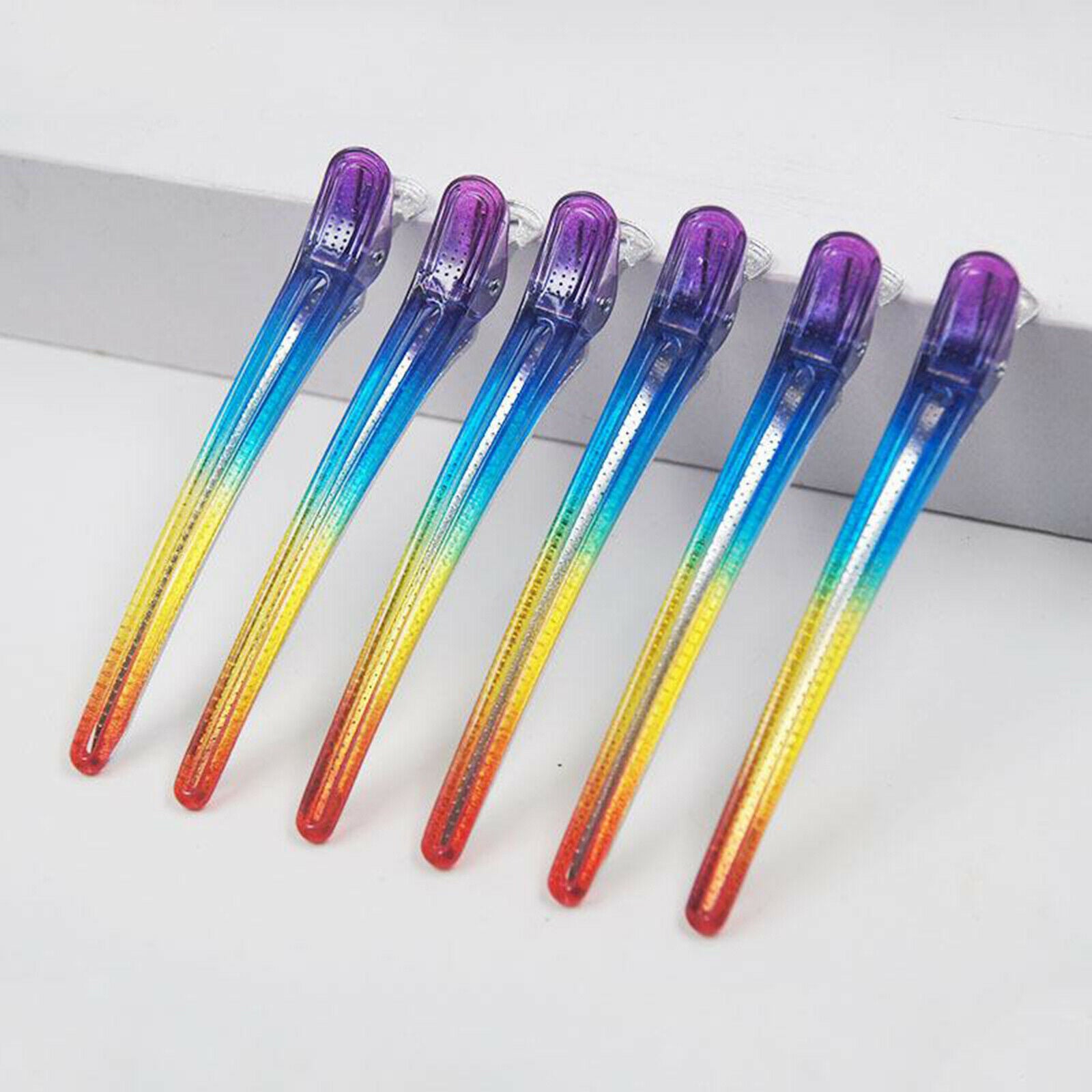 4PCS Salon Duck Bill Alligator Clips Partition Dyeing Cutting Hair Clips