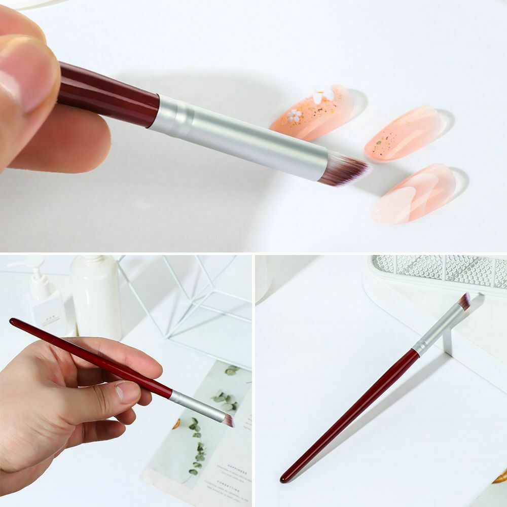Manucure Gradient Nail Brush Dye Drawing Pen Ombre Brushes UV Gel Polish