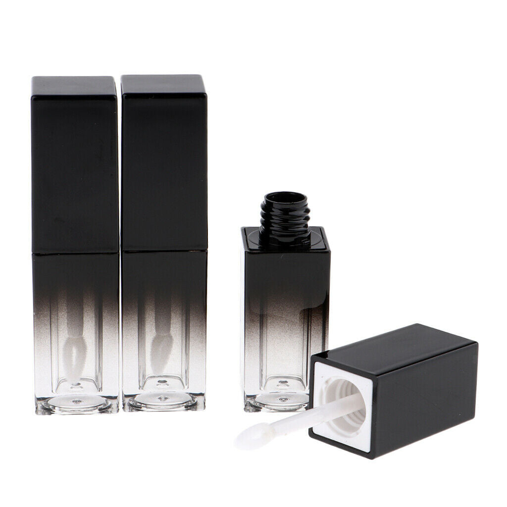 Square Shape Refillable Lipstick Glazing Color Tube Cosmetic Empty Bottle