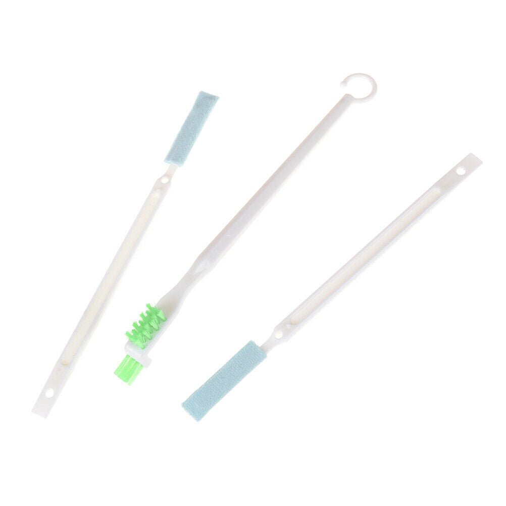 3pcs/set bottle decontamination wash cup brush set sink slot clean small .l8