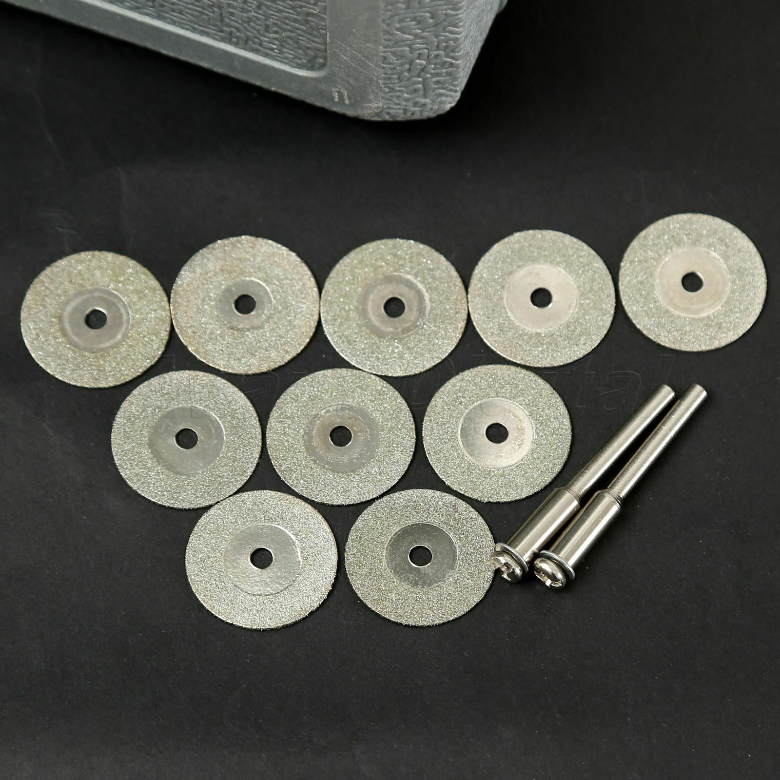 20mm Mini Diamond Cutting Discs Wheel+Mandrel For Power Drills Rotary Tool Kit