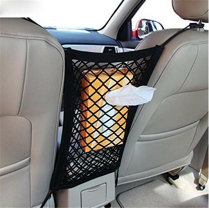 1x Storage Seat Bag Luggage Organizer Holder Cargo Net Hook Pouch Holder for Car