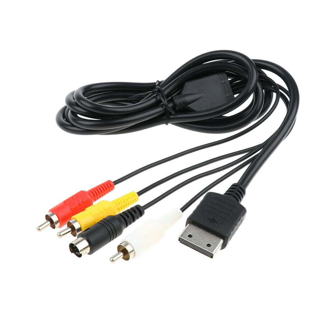 Audio Video AV A/V S-Video Composite Cable Cord Wire For Sega   Console