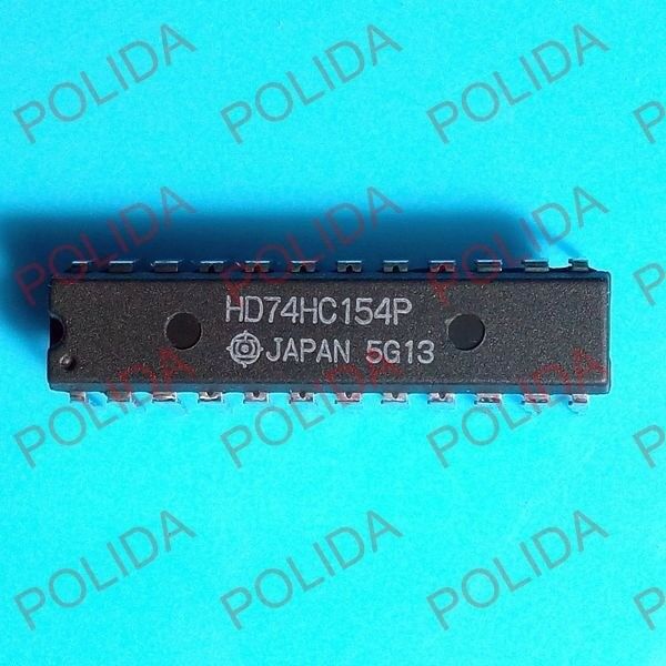 1PCS decoder/demultiplexer IC HITACHI DIP-24N HD74HC154P