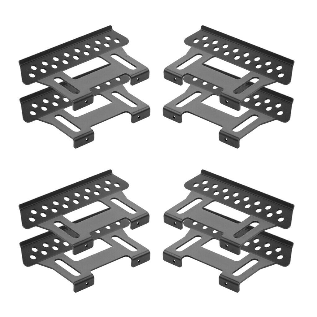 4Set RC Foot Side Steps Pedal Plate for 1/10 Axial SCX10 D90 Accessories