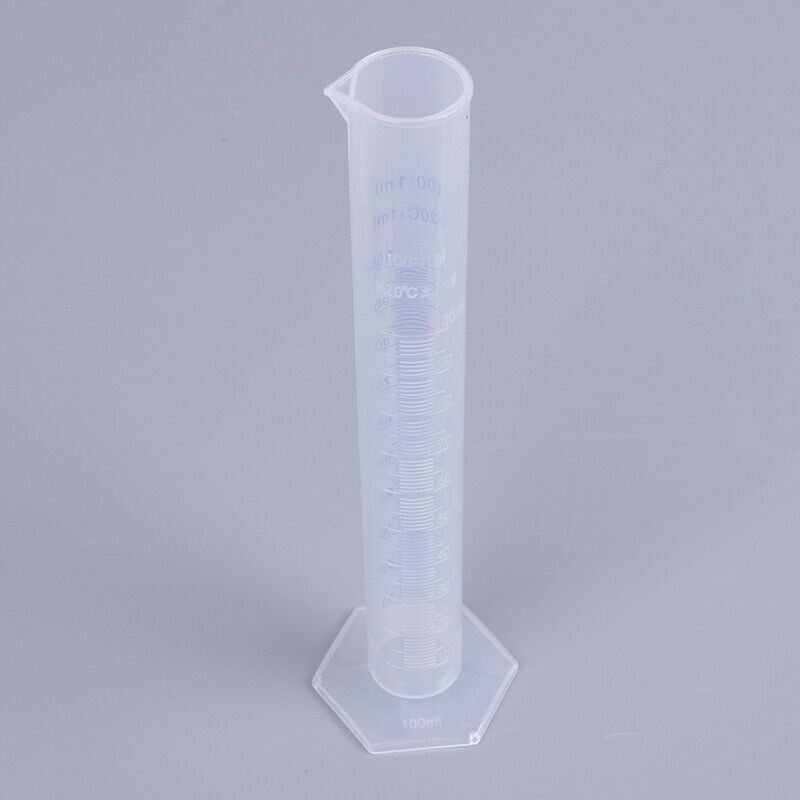 100ml measuring cylinder blue scale acid and alkali resistant measuri.l8
