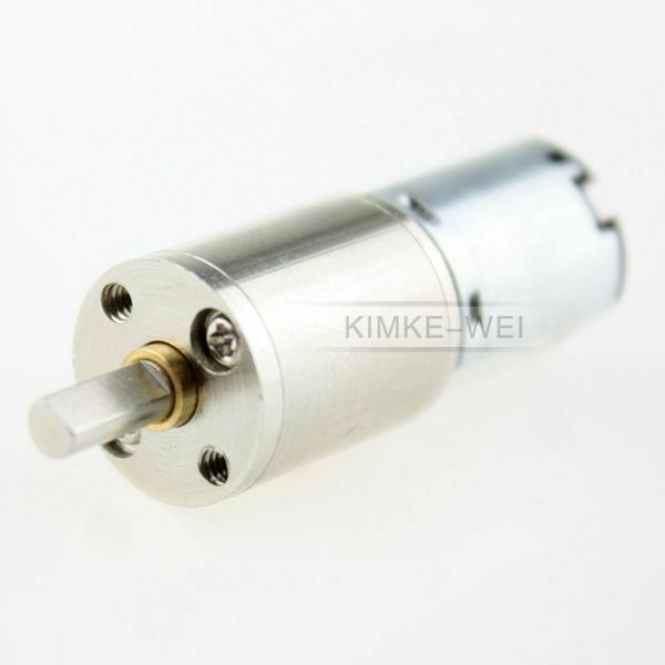12mm 6V 60RPM Torque Gear Box Motor New