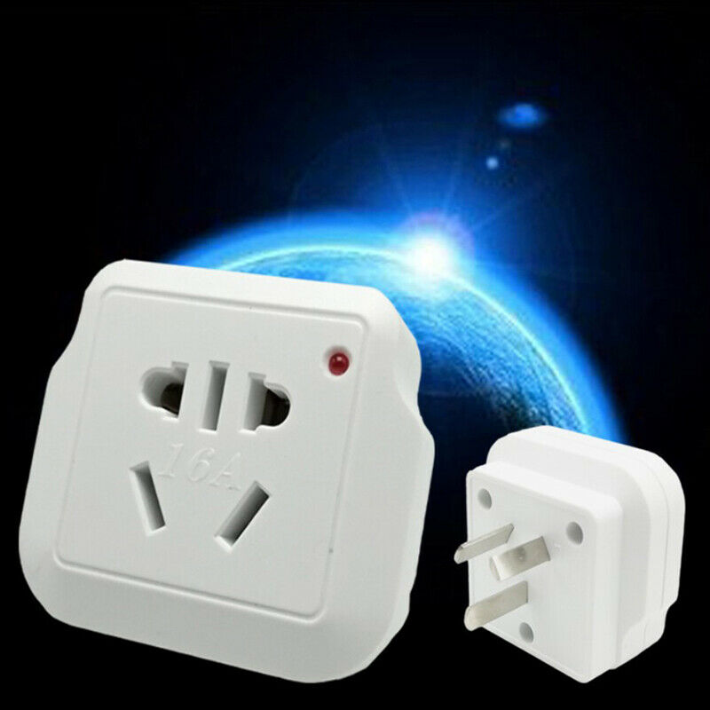 Universal AC Plug Adapter AC 250V 16A Converter 2 Round Pin Socket Suitab.l8