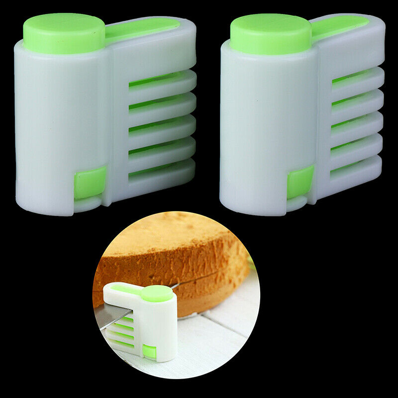 2pcs DIY Cake Slicers 5 Layers Cake Pie Slicer Sheet Guide Cutter Bakeware TBDA