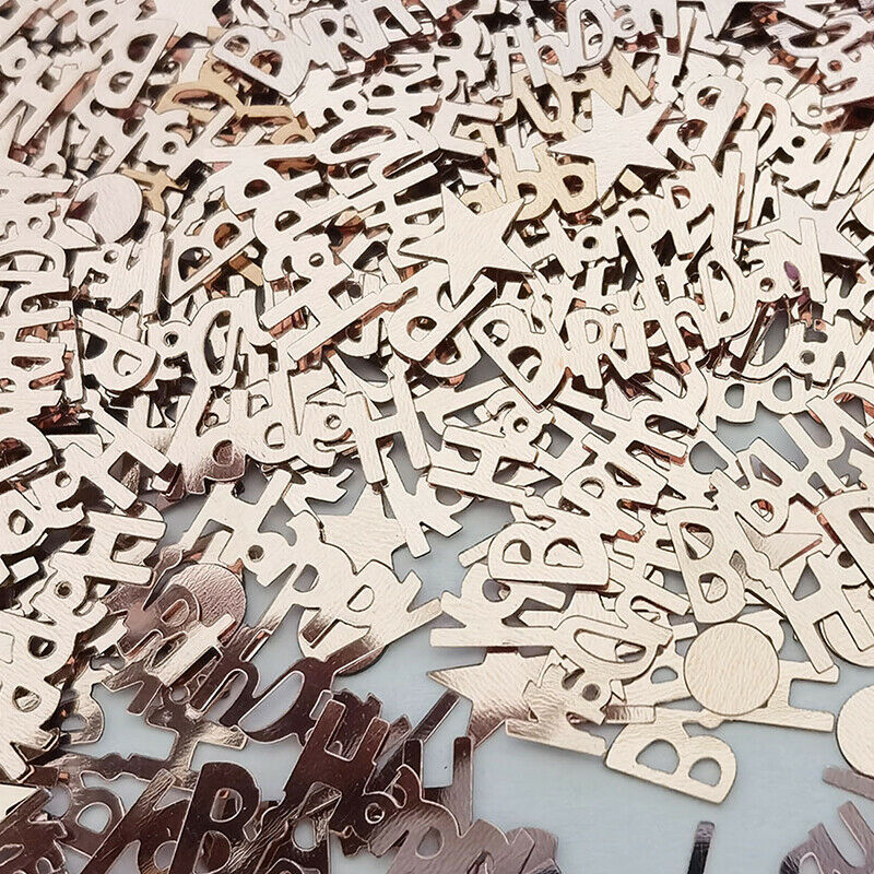 10g Birthday Decoration Sequins Birthday Party Supplies Confetti Rose GoldBDAU