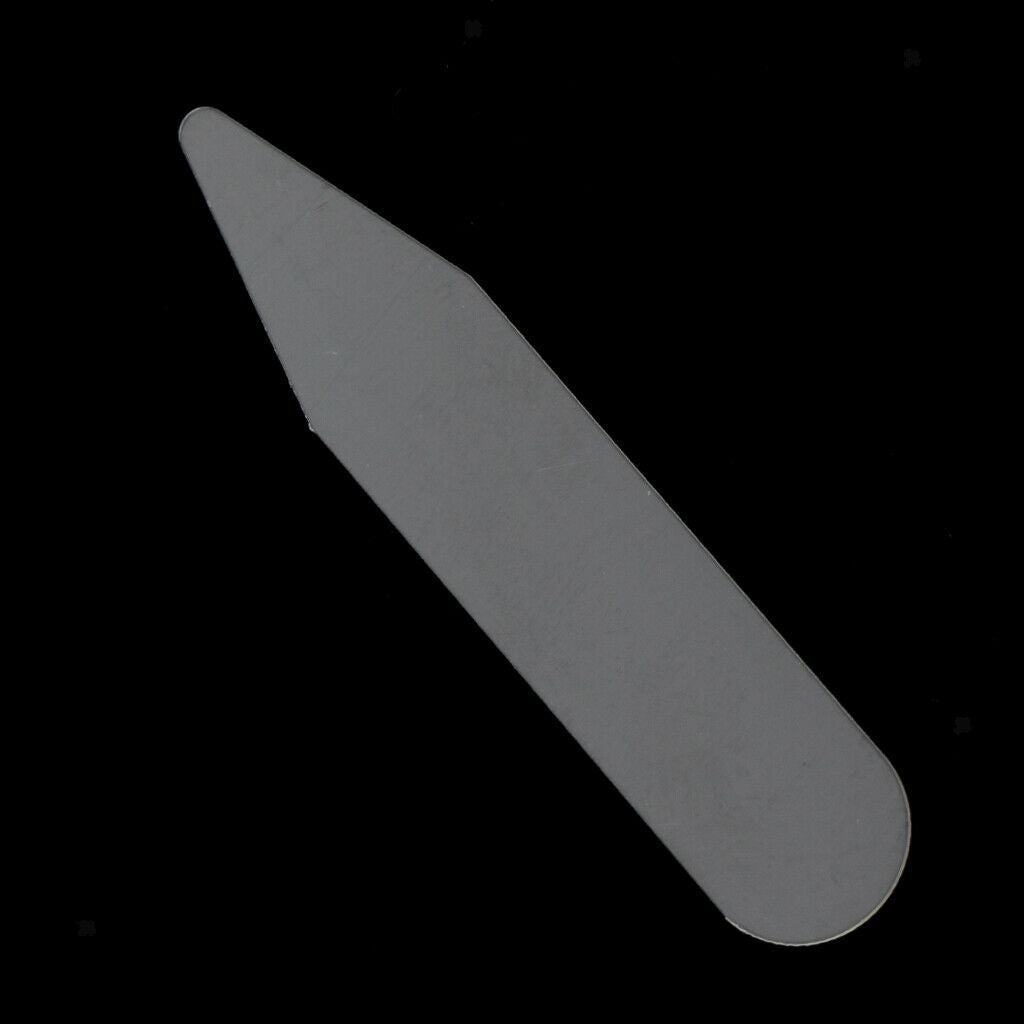 400x Durable Men Women Shirt Collar Stays Support Clear Clothes Accessories