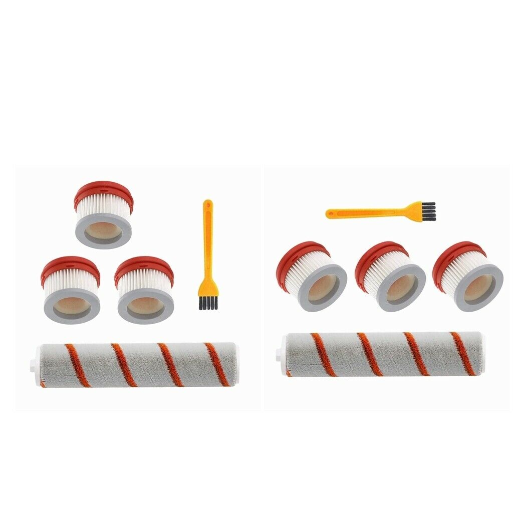 Roller Brush 3x Filter Kit fit Wireless Vacuum Washable Easy to install