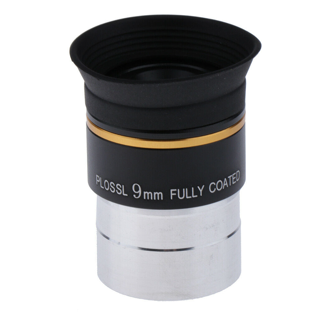 1.25'' 9mm Plossl PL Eyepiece Fully HD Coated Lens For Astronomical Telescope