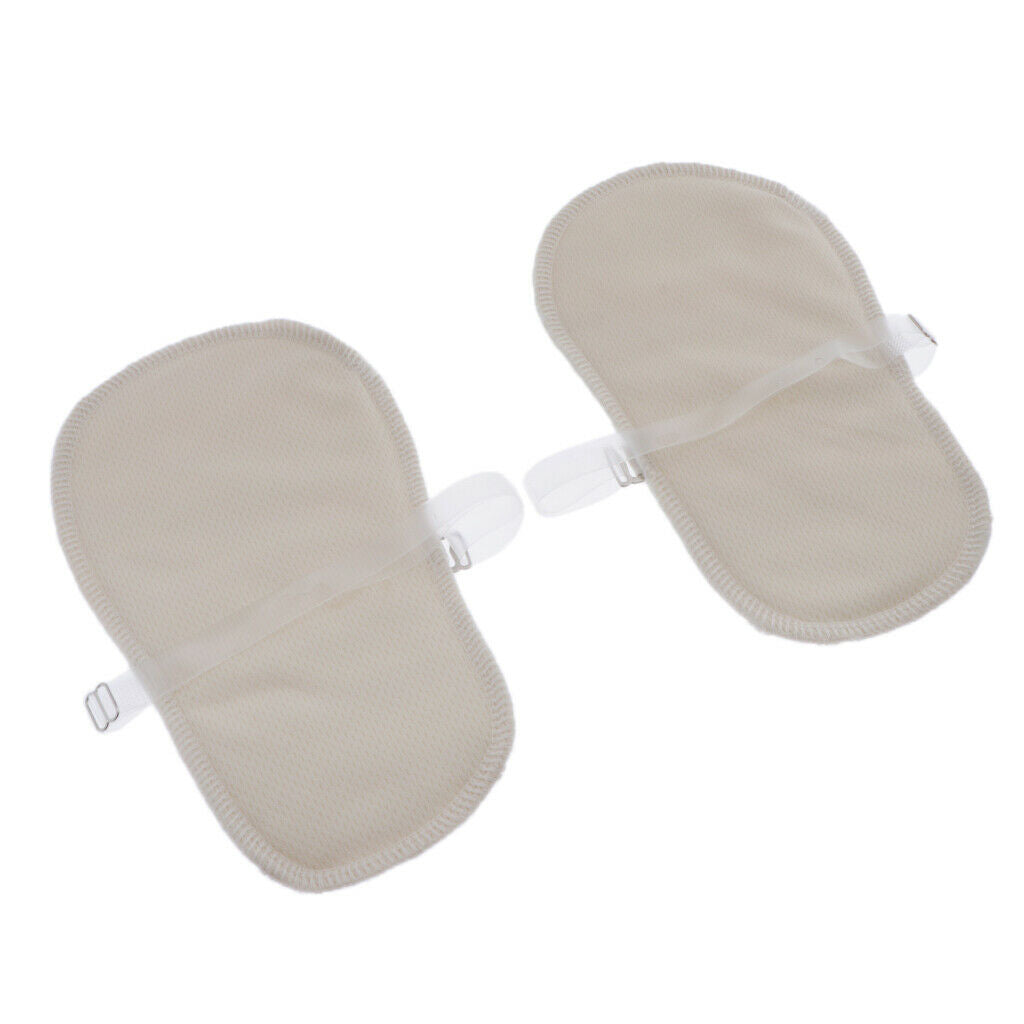 1Pair Unisex Washable Breathable Underarm Armpit Sweat Absorbing Shield Pads