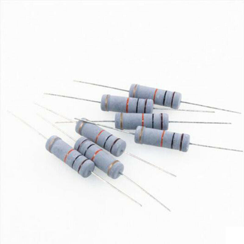 300pcs 5% 1W Watt Carbon Film Resistor Resistance 1K to 2M Ohm/Ω 30 Assorts Kit