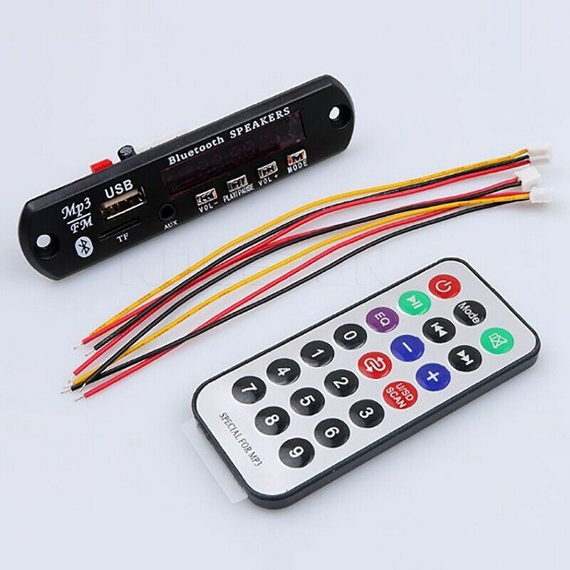 Remote Car Wireless MP3 Decoder Board Audio Module USB SD FM Radios B7T7
