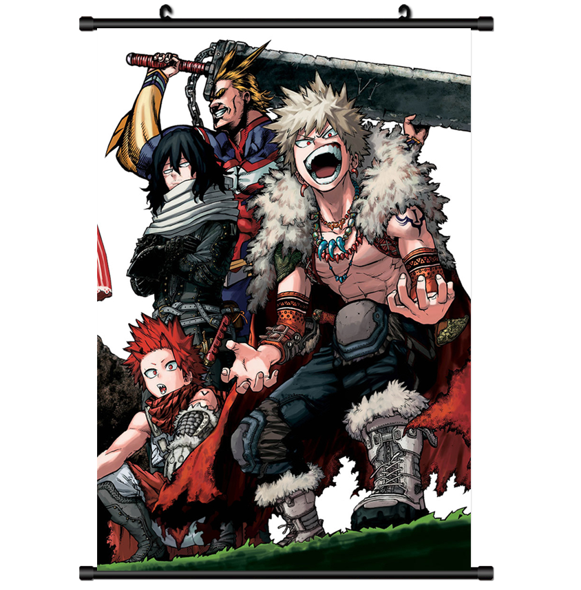 Anime Boku no hero academia My Hero Academia Wall Poster Scroll 3034