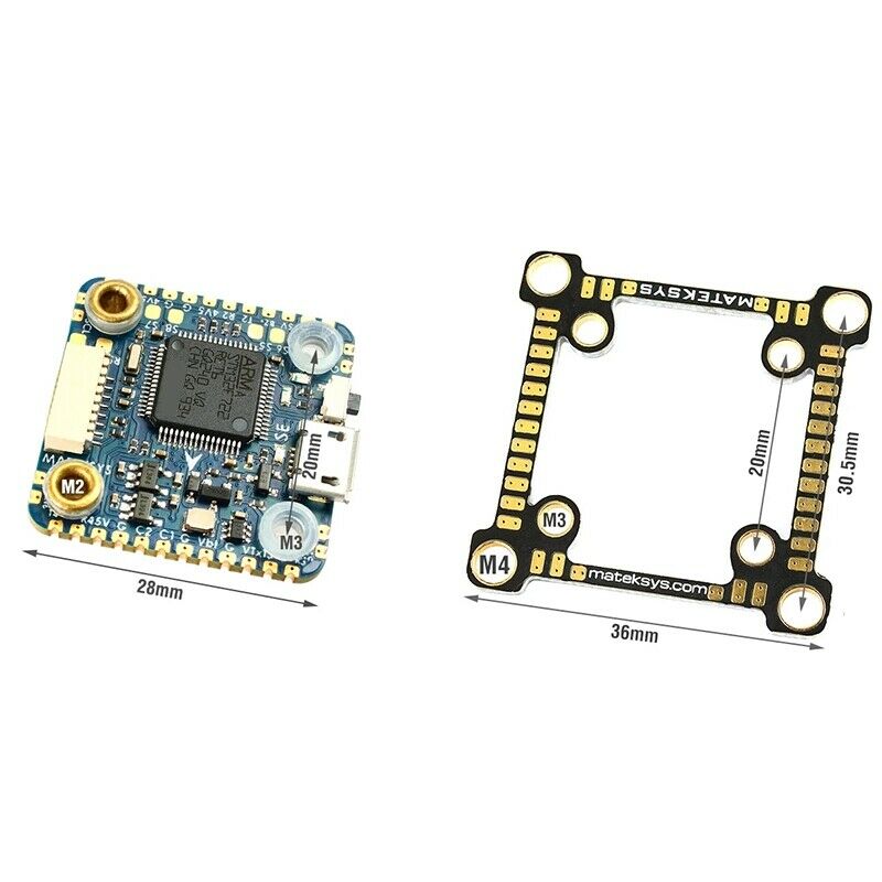 F722-Minise F7 Flight Controller Osd 3-8S 5V/2A Bec Mpu6000 32M for Rc Drone FT1