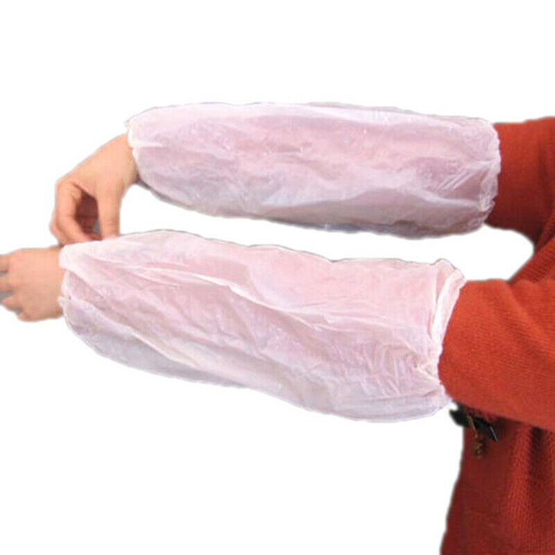 5Pair Disposable Tattoo Arm Sleeves Work Sleevelet Cover Elastic Band Waterpr_DD