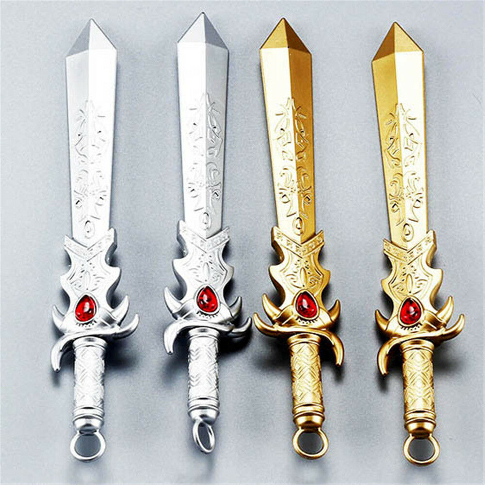 10PCS School Office Ball Pens Unique sword style Ballpoint Pen Creative Gift