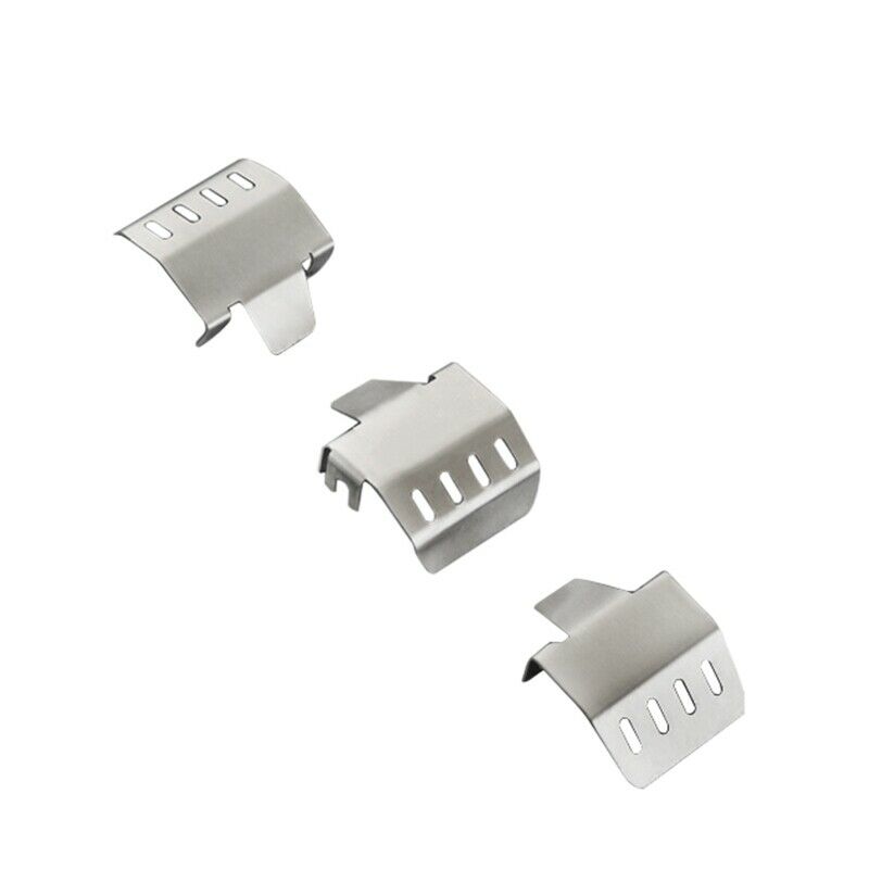 3PCS Metal Front and Rear Guard Chassis Axle Armor for 1/10 RC Tracked TraxxasQ7