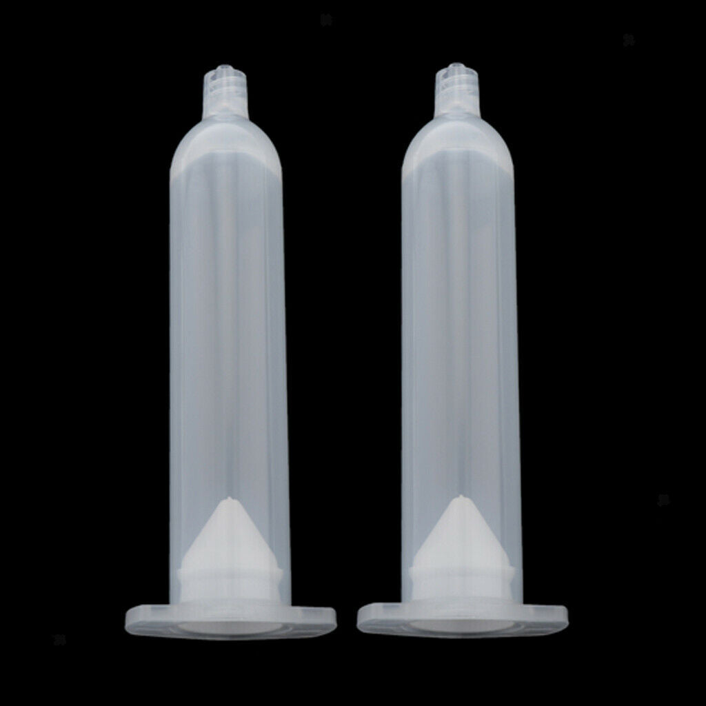 2pcs 30cc Dispenser Barrel Adhesive Dispenser for Scientific Labs Refilling