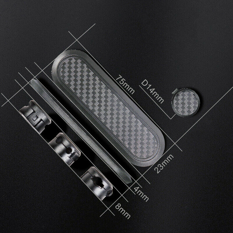 Domestic and car Carbon Fiber Magnetic Cable Organizer USB Cable Management Clip