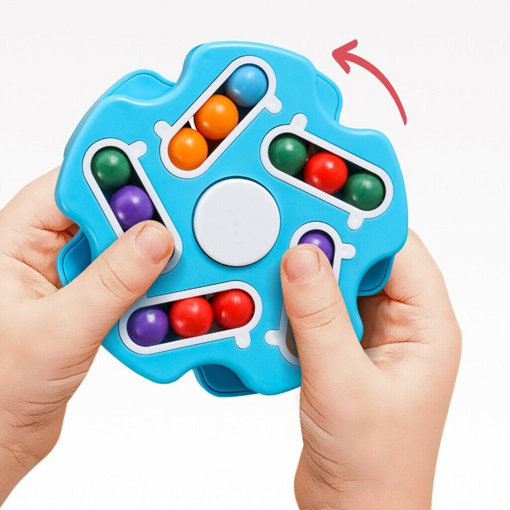 set of 2 Rotating Bean Fingertip   Spinner Stress Relief Educational Toys