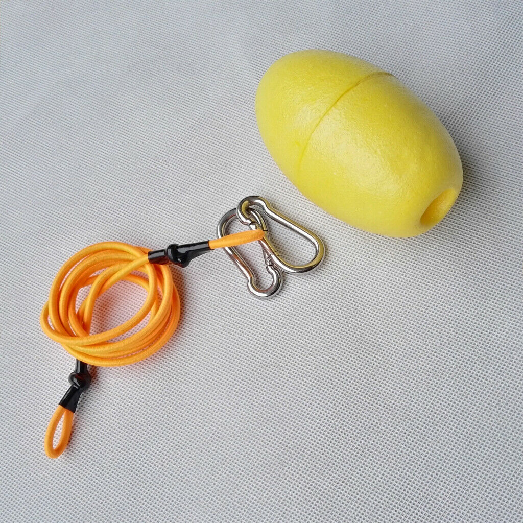 Kayak Foam, Yellow Anchor, Tow Rope, Elastic Line And 2 Buckles