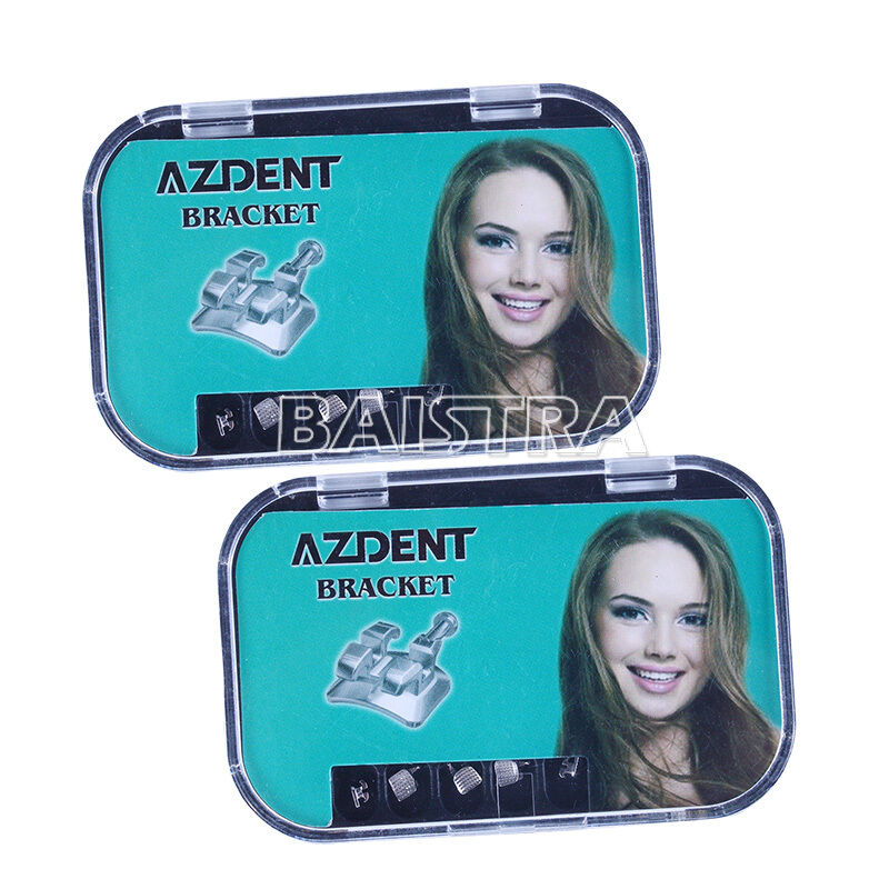 10 Boxes Dental Ortho Brackets Braces MIM Monoblock Mini MBT .022 345 HK AZDENT