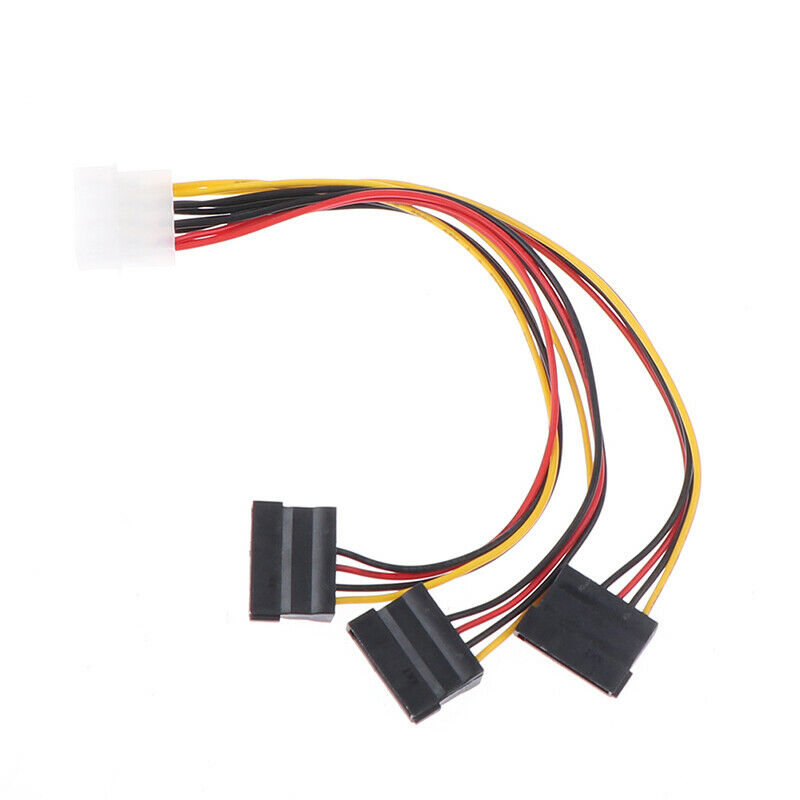 4pin IDE to 3 Serial ATA SATA Power Splitter Extension Cable Connectors C.l8